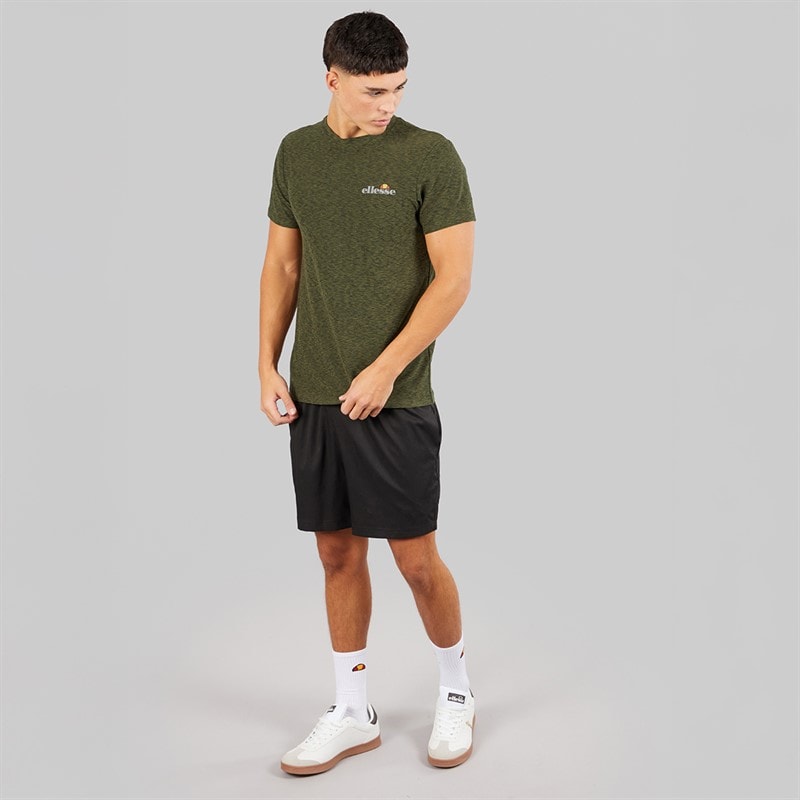 Ellesse Herre Dundalk løbe bluse Khaki Marl - Billede 3