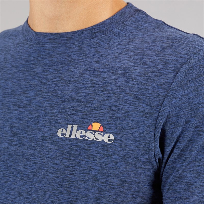 Ellesse Herre Dundalk Løbe Top Navy Marl - Billede 5