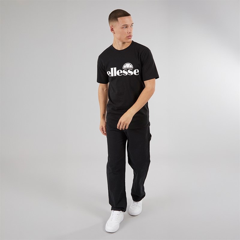 Ellesse Herre Cleffios Logo T-shirt Sort/Hvid - Billede 3