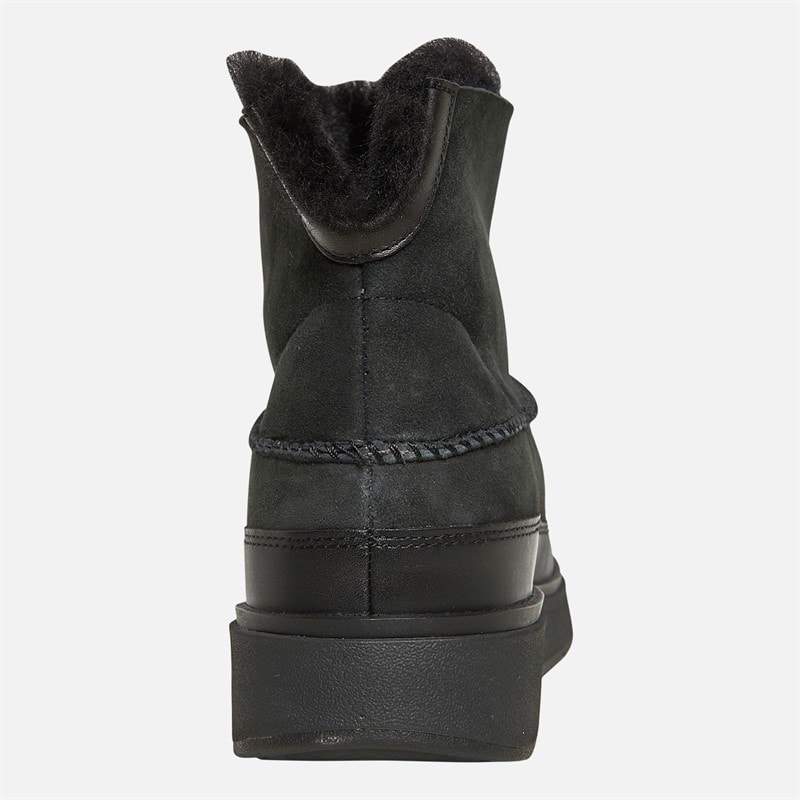 FitFlop Dame Gen-FF Mini Shearling Støvler Dobbeltsidet Sort - Billede 3