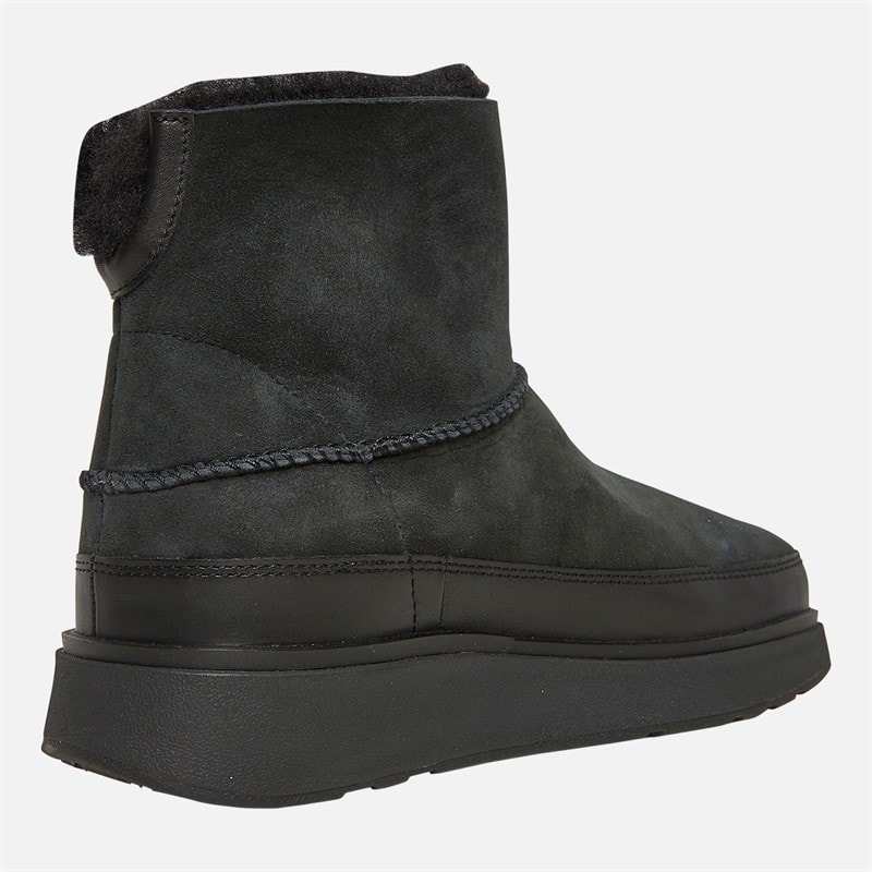 FitFlop Dame Gen-FF Mini Shearling Støvler Dobbeltsidet Sort - Billede 5