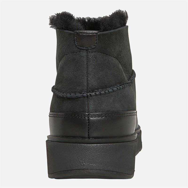 FitFlop Dame Gen-FF Ultra-Mini Dobbeltsidet Shearling Støvler Sort - Billede 3