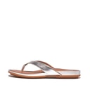 FitFlop Dame Gracie Læder Flip Flops Sølv