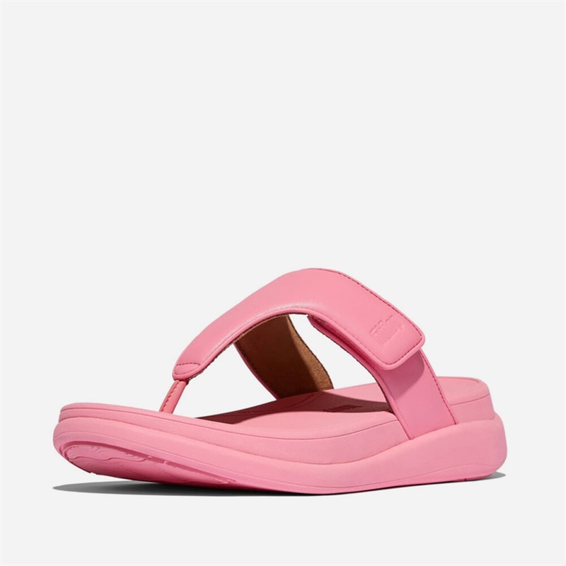 FitFlop Dame F-Mode Go Justerbar Flatform Tåspredere Sandaler Pink Perfect - Billede 2