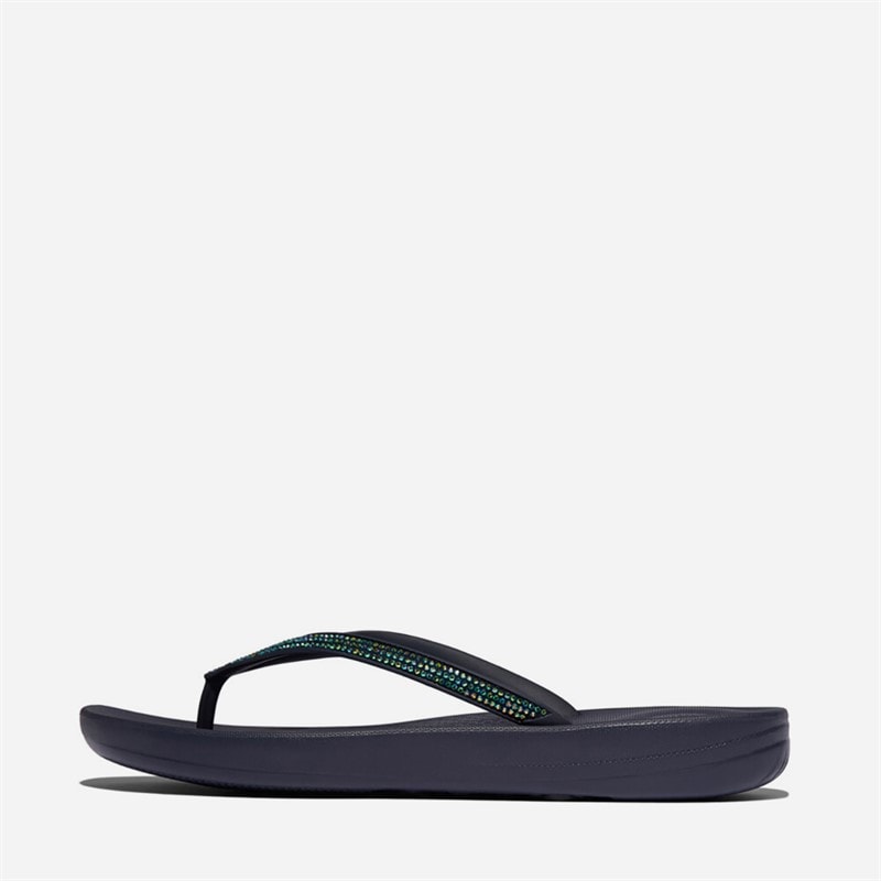 FitFlop Dame Iqushion Sparkle Flip Flops Midnight Navy - Billede 2