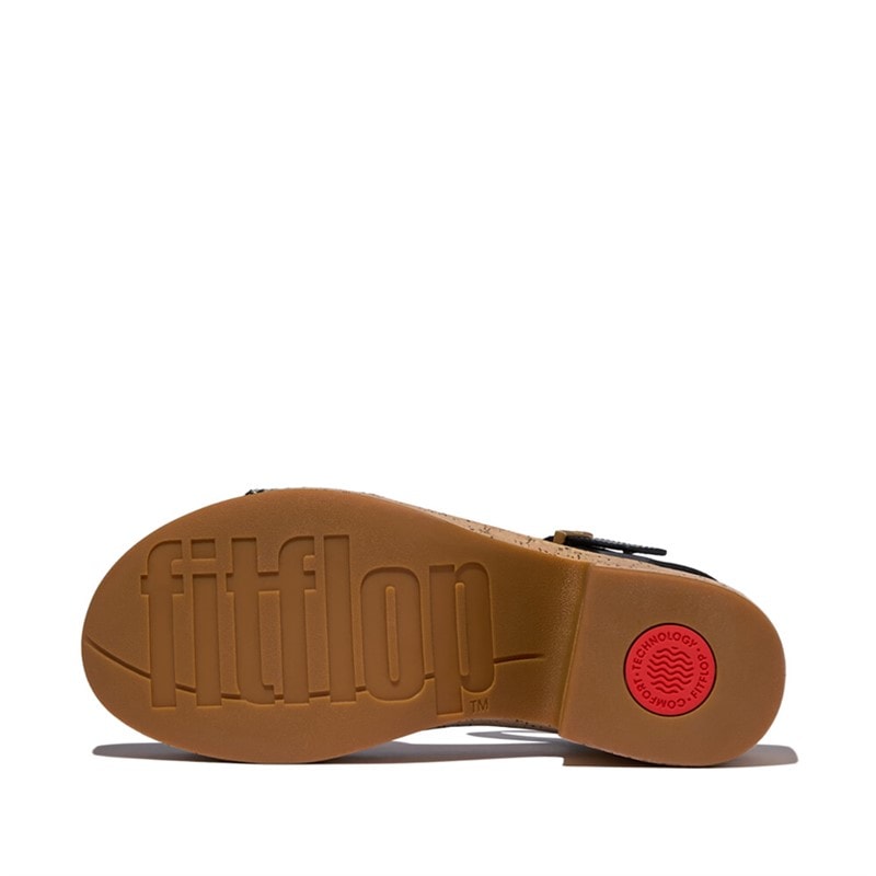 FitFlop Dame ankelrem platform sandaler Sort - Billede 5