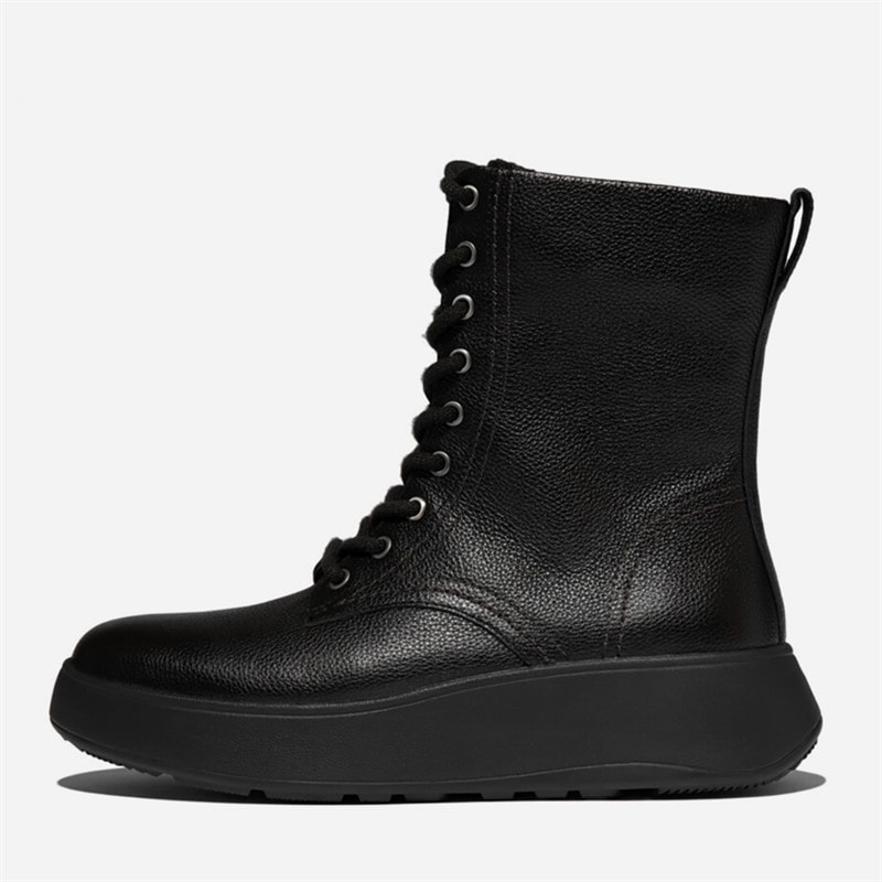 FitFlop Dame F-Mode Snørestøvler Sort - Billede 5