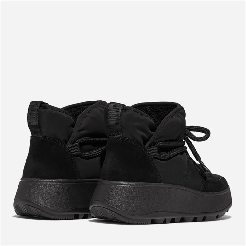 FitFlop Dame F-Mode Vandafvisende Flatform Ankelstøvler Sort - Billede 3