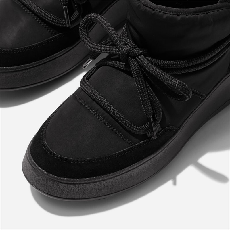 FitFlop Dame F-Mode Vandafvisende Flatform Ankelstøvler Sort - Billede 4