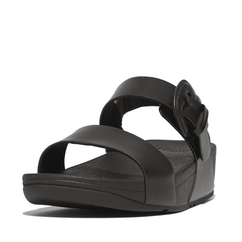 FitFlop Dame Lulu Læder Rygrem Sandaler Sort - Billede 2