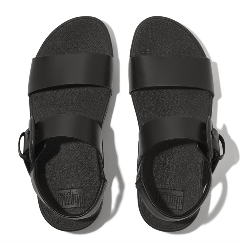 FitFlop Dame Lulu Læder Rygrem Sandaler Sort - Billede 3