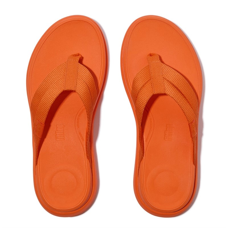 FitFlop Dame F-Mode Flatform Strop Sandaler Satsuma - Billede 3