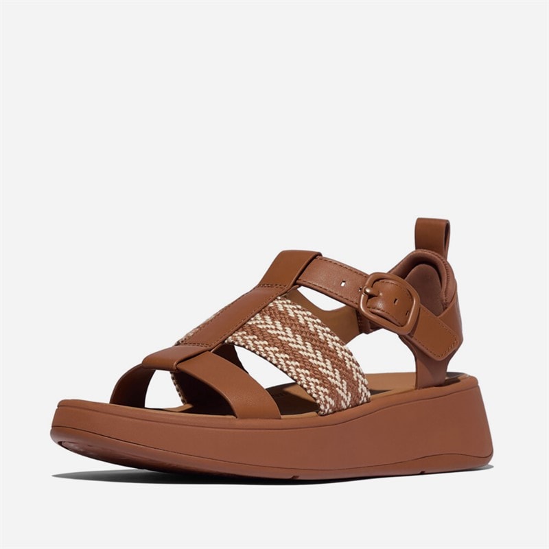 FitFlop Dame F-Mode fisker sandaler Deep Tan/Paris Beige - Billede 2