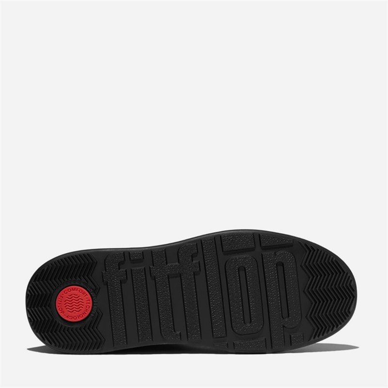 FitFlop Dame F-Mode Shearling Krave Lynlås Ankelstøvler All Black - Billede 5