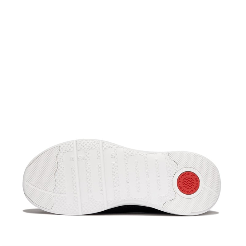FitFlop Dame Super Q Strik Slip On Sneakers Sort/Silvereen - Billede 5