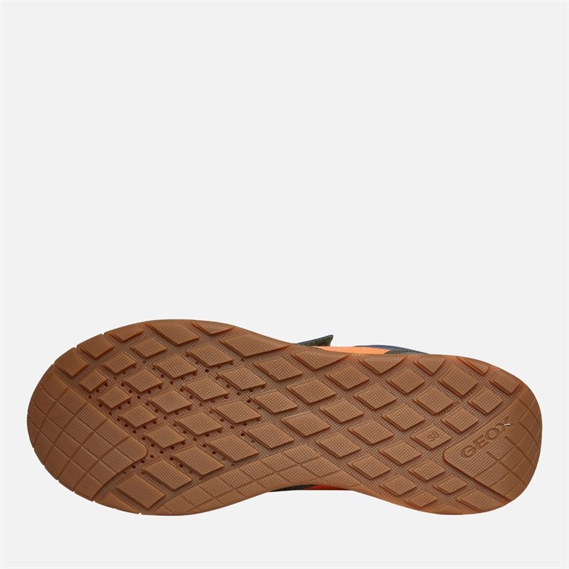 GEOX Junior Drenge Rann træner Military/Orange - Billede 2