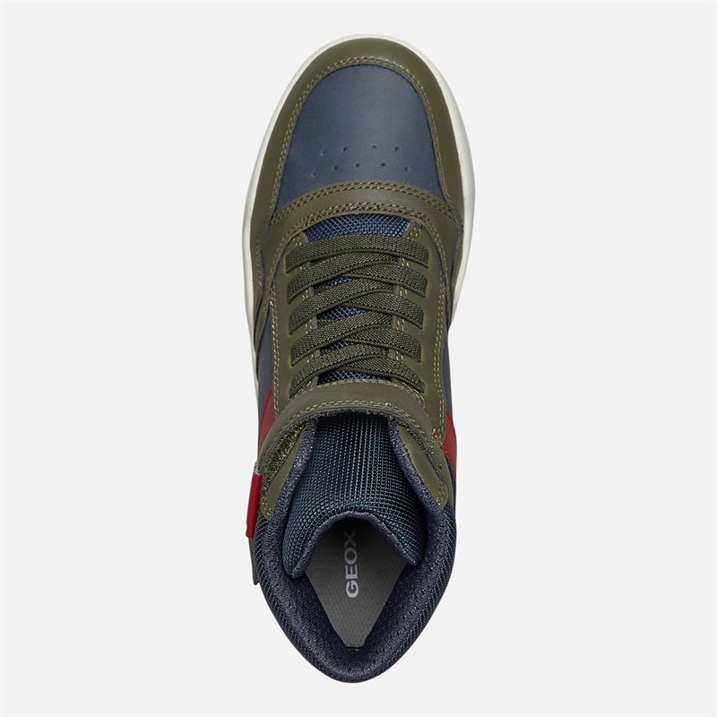 GEOX Junior Drenge Perth høj top sneakers Military/Navy - Billede 4