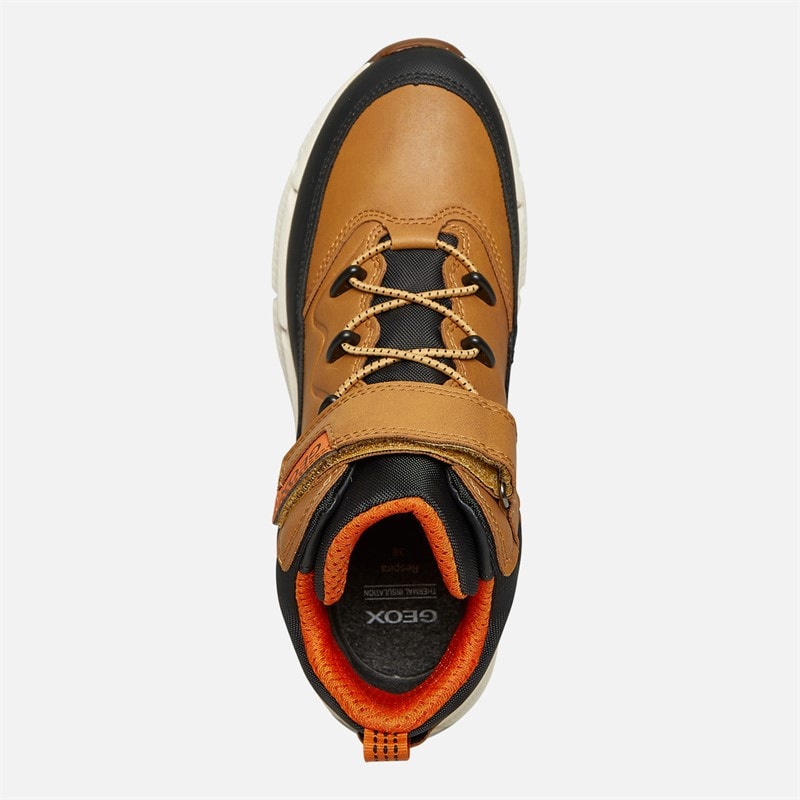 GEOX Junior Drenge Flexypher Plus støvler mørk gul / sort - Billede 4