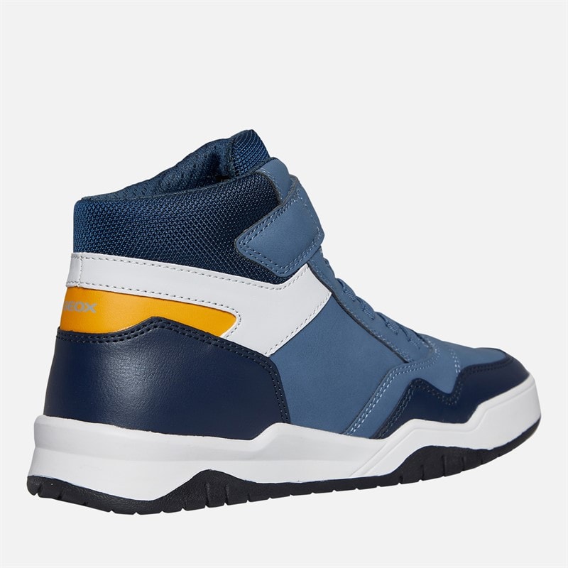 GEOX Junior Drenge Perth høj top sneakers Avio/Grå - Billede 5