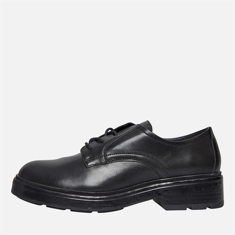 GEOX Dame Swelen Chunky Oxford Sko Sort - Billede 2