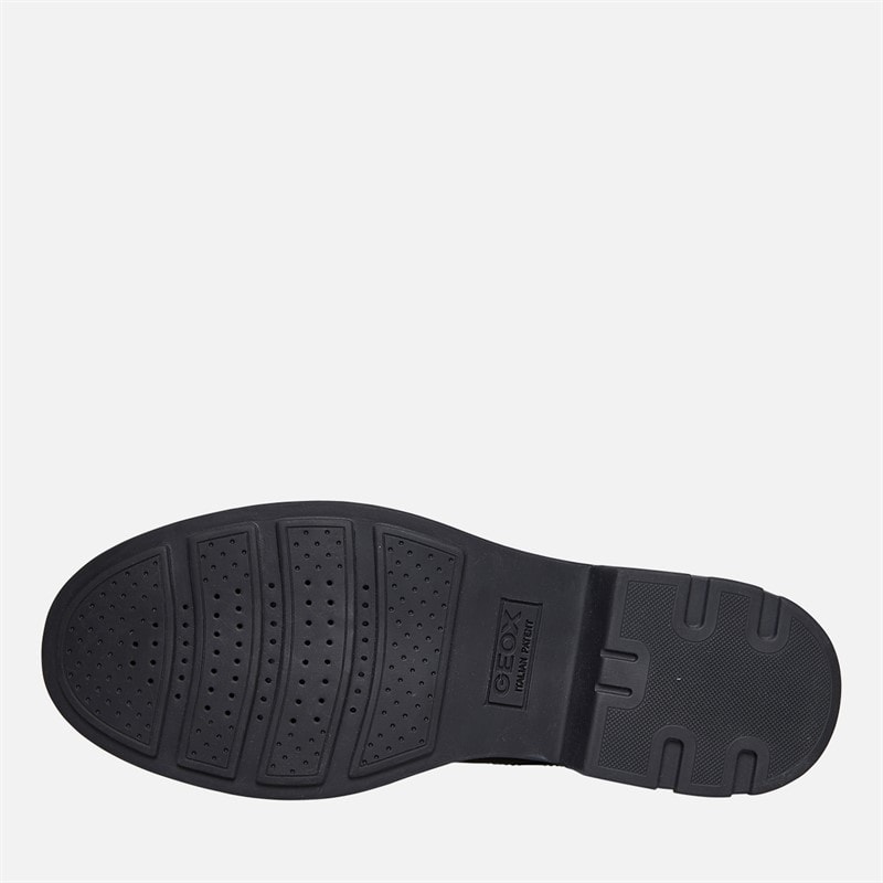 GEOX Dame Swelen Chunky Oxford Sko Sort - Billede 3