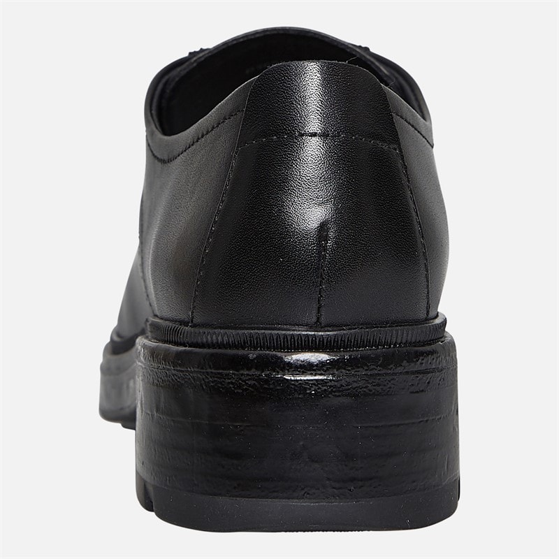 GEOX Dame Swelen Chunky Oxford Sko Sort - Billede 4