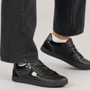 GEOX Dame Blomie Zip Sneakers Sort