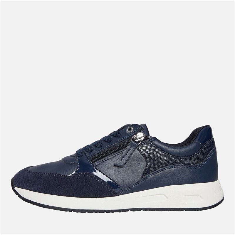 GEOX Dame Bulmya Lynlås Sko Navy - Billede 1