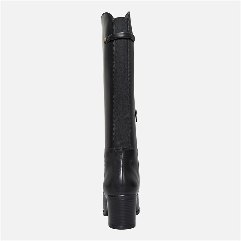 GEOX Dame Nieuwe Kniehoge Laarzen Zwart - Billede 4