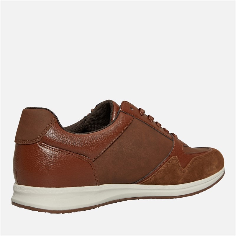 GEOX Herre Avery Zip Sneakers Brun - Billede 5