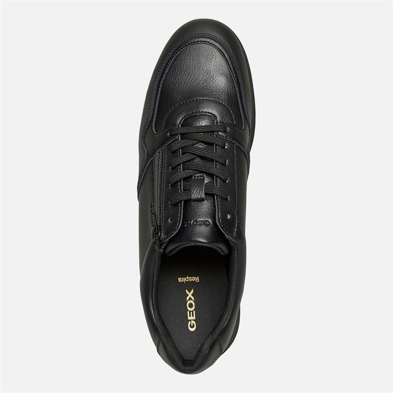 GEOX Herre Avery Zip Sneakers Sort - Billede 4