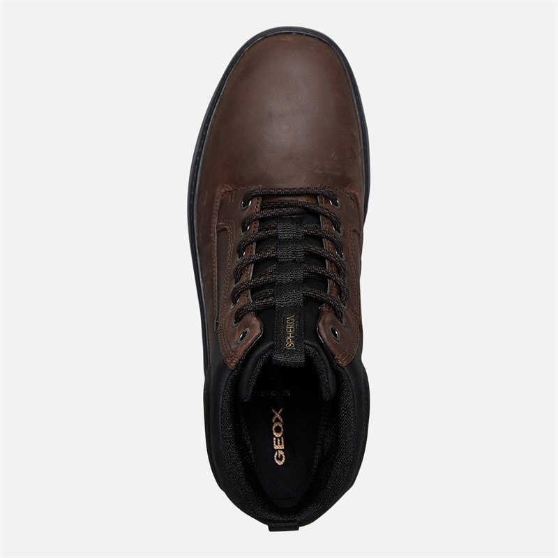 GEOX Herre Spherica Støvler Mørkebrun/Sort Dk Brown/ Black - Billede 4