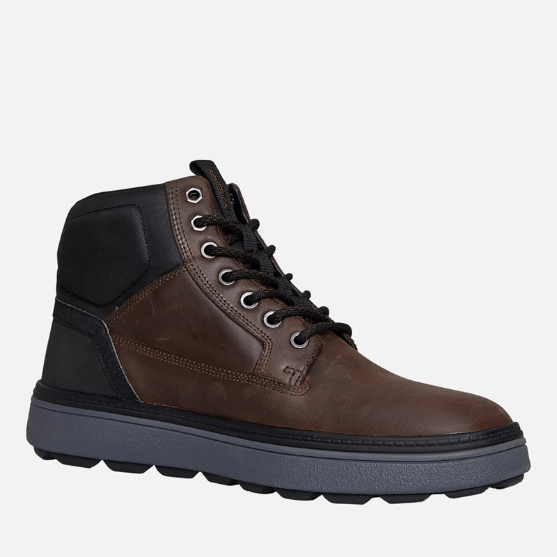 GEOX Herre Spherica Støvler Mørkebrun/Sort Dk Brown/ Black - Billede 5