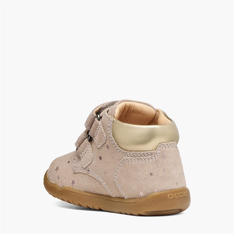 GEOX Baby Piger Macchia Velcro Træningssko Mørk beige - Billede 3