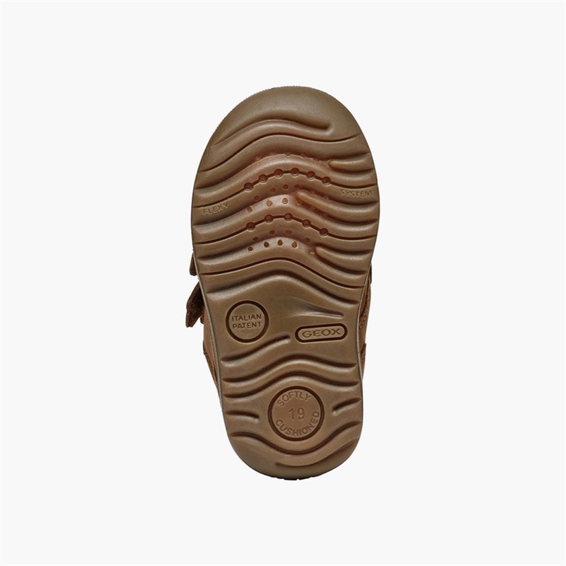 GEOX Baby Drenge Macchia velcro træner Whisky - Billede 2