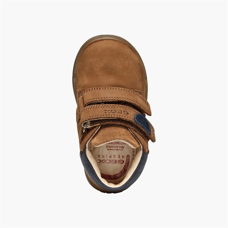 GEOX Baby Drenge Macchia velcro træner Whisky - Billede 4