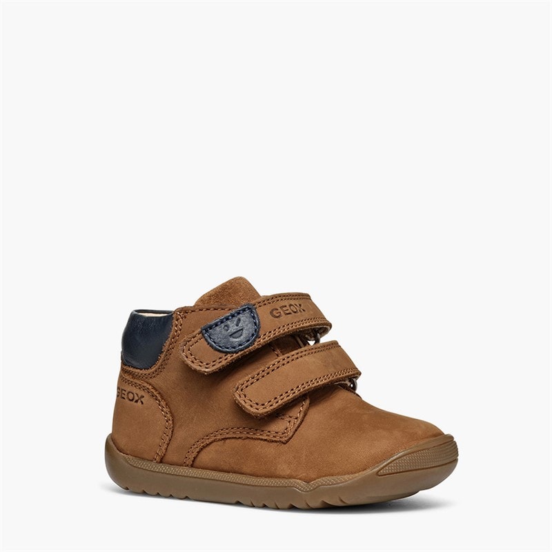 GEOX Baby Drenge Macchia velcro træner Whisky - Billede 5