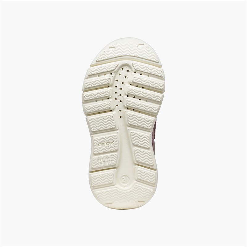 GEOX Baby Piger Flextyper Velcro Sneakers Mørk pink/Sølv - Billede 2