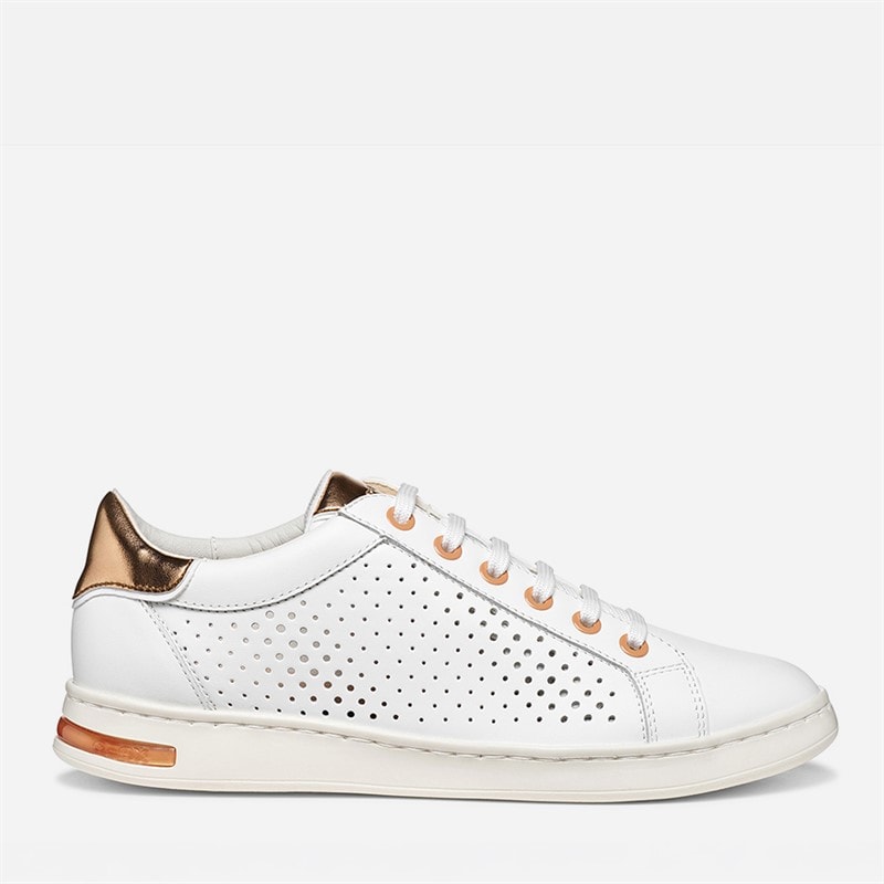 GEOX Dame Jaysen Træningssko Hvid/Peach