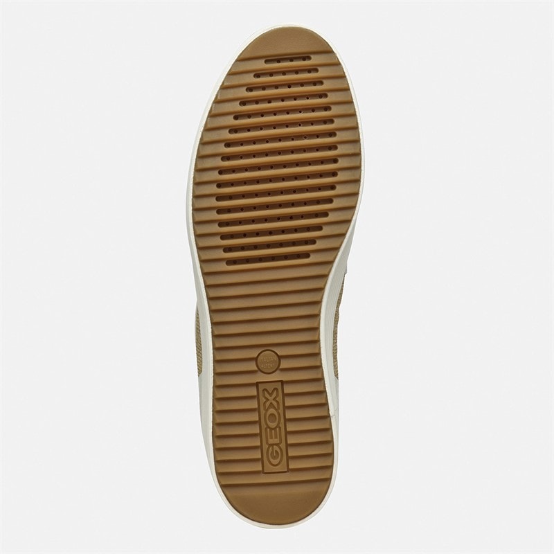 GEOX Dame Blomiee Metallic Trænere Lys Guld/Off White Lt Gold/Off White - Billede 5