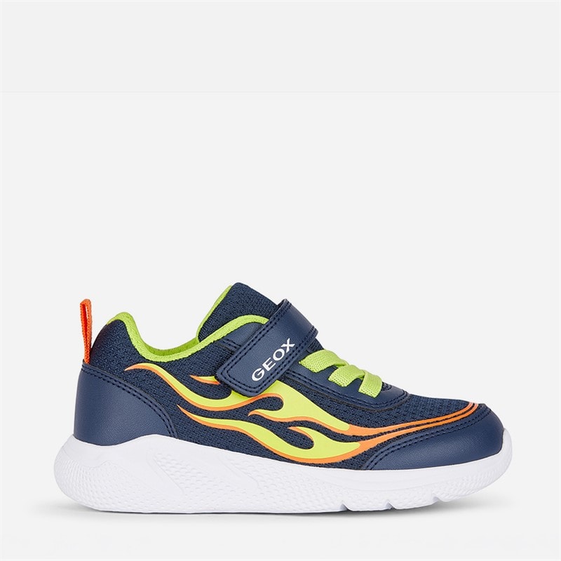 GEOX Små Drenge Sprintye træningssko Navy/Lime