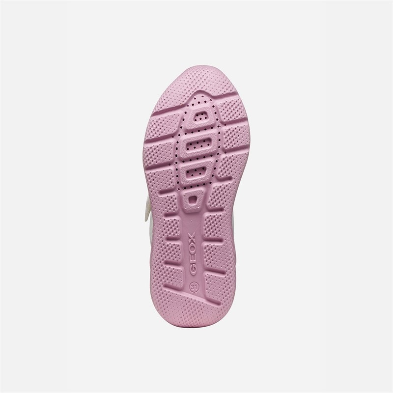 GEOX Junior Piger Sprintye Træningssko Hvid/Pink - Billede 5