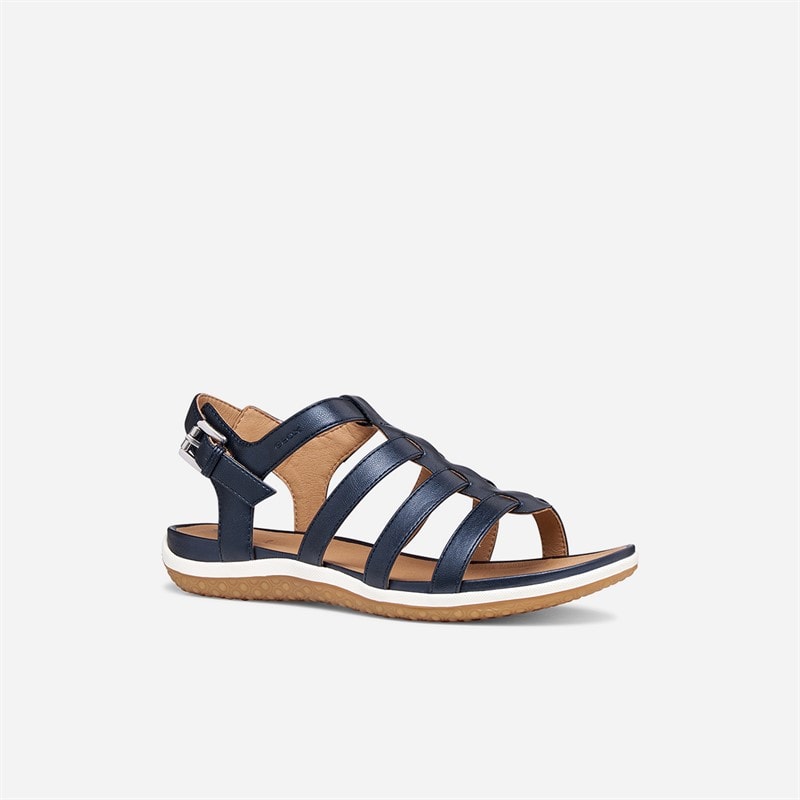GEOX Dame Vega Fisker Sandaler Mørke Jeans Dk Jeans - Billede 2