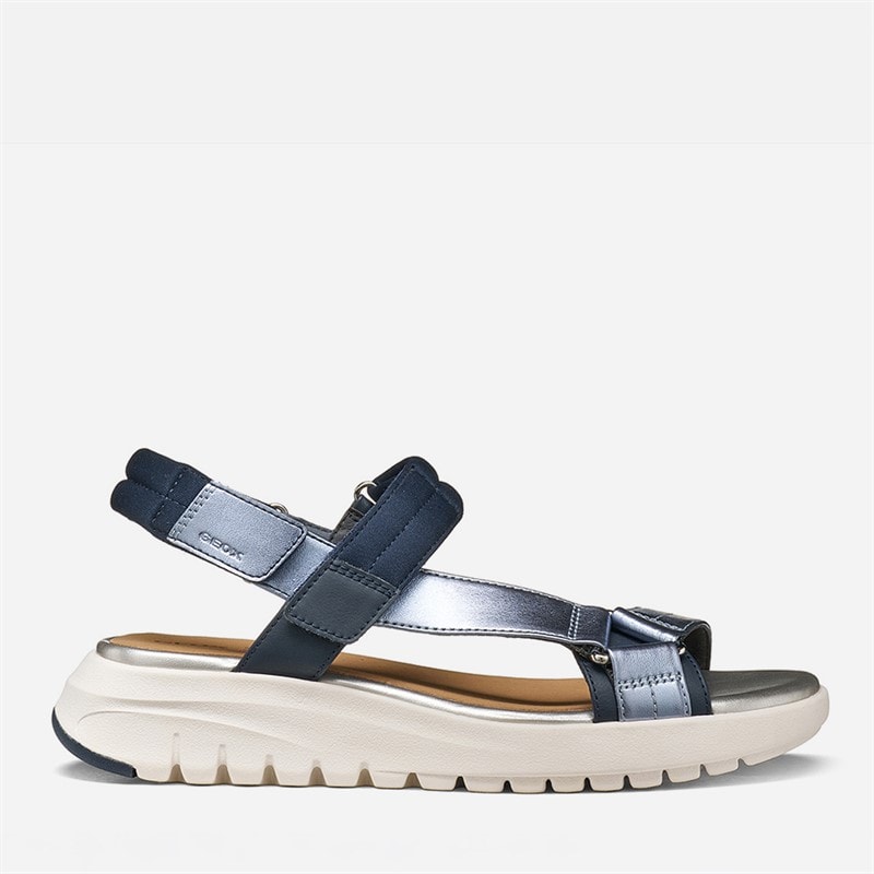 GEOX Dame Flextride S Sandaler Navy/Avio