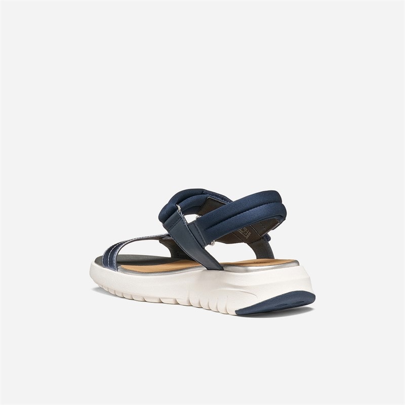 GEOX Dame Flextride S Sandaler Navy/Avio - Billede 3