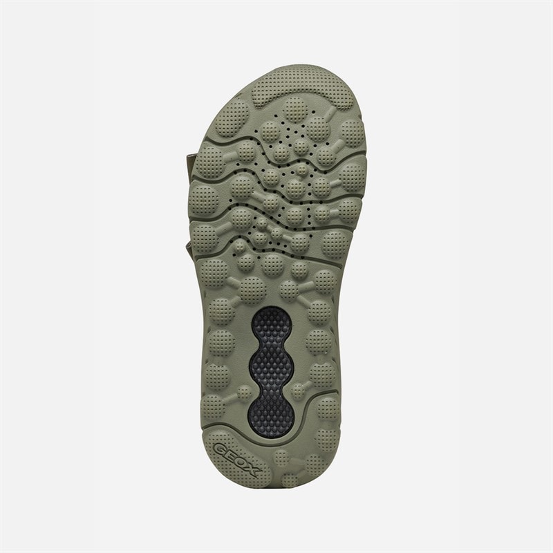 GEOX Herre Spherica Actif Sandaler Military - Billede 5