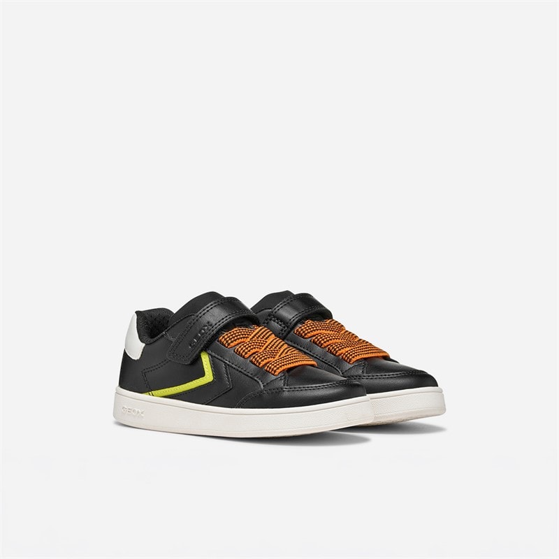 GEOX spædBørn Drenge Eclyper sneakers Sort/Orange - Billede 2