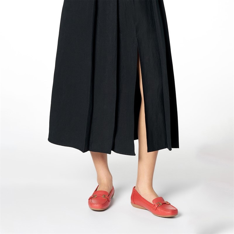 GEOX Dame Annytah mokkasiner Coral - Billede 2
