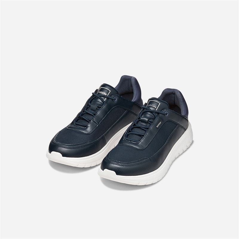 GEOX Herre Flextride R Træningssko Navy/Off White - Billede 2