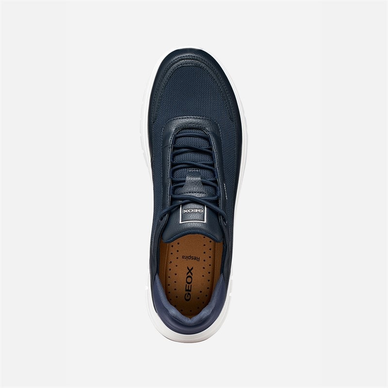 GEOX Herre Flextride R Træningssko Navy/Off White - Billede 4